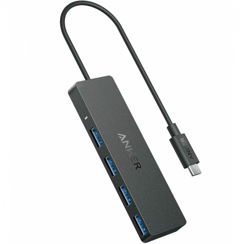 ANKER USB-C Data Hub (4-in-1, 5Gbps)  - Black