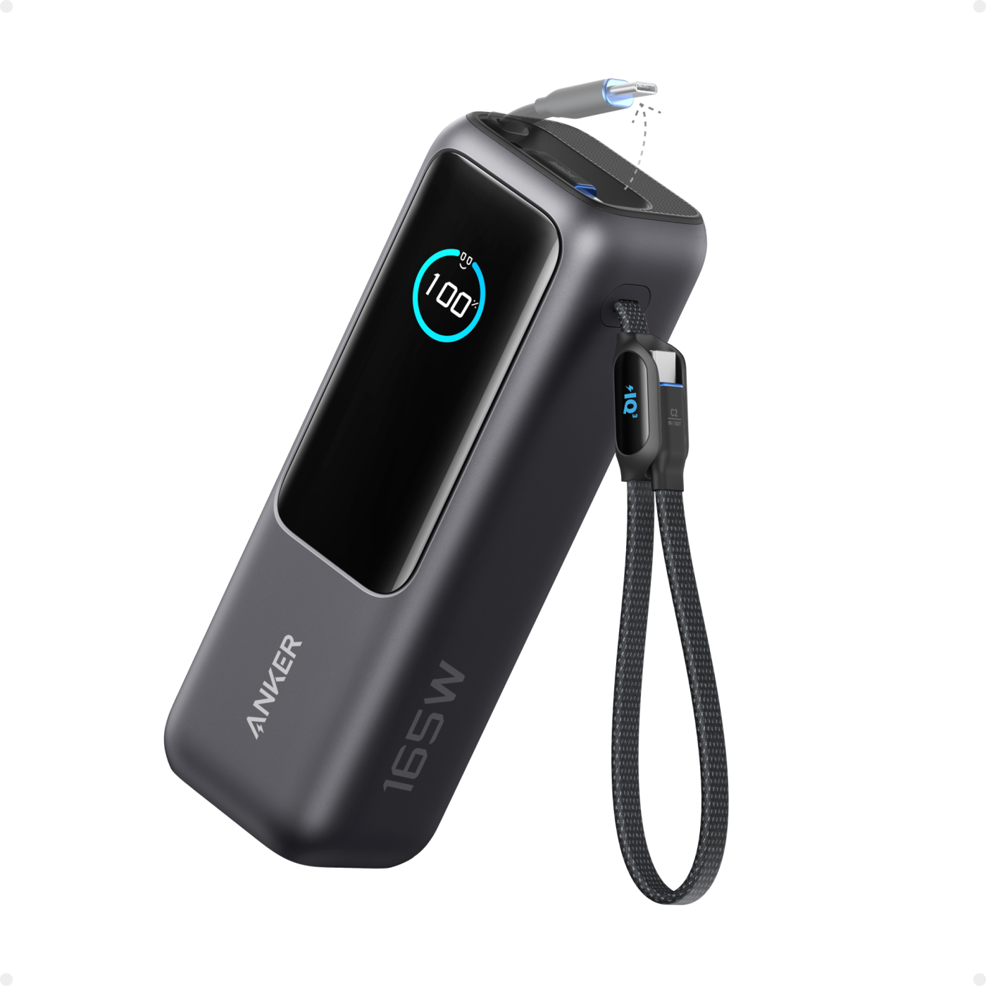 ANKER Zolo (25K, 165W, Built-In USB-C) - Black