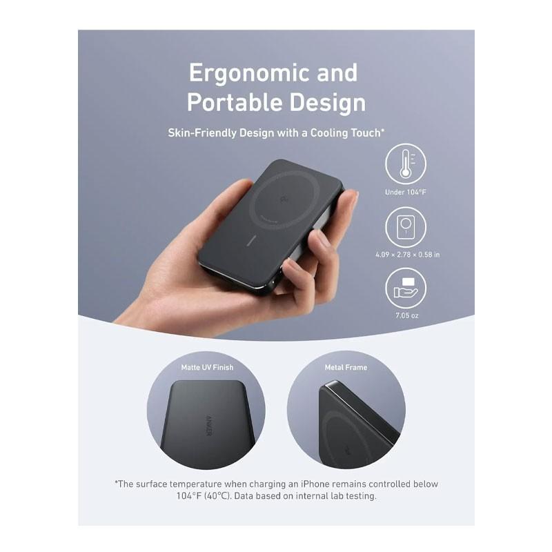 ANKER MagGo Power Bank 10K Black