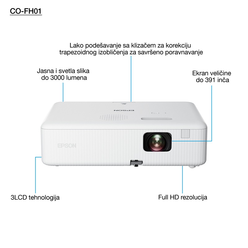 Epson CO-FH01 Full HD projektor