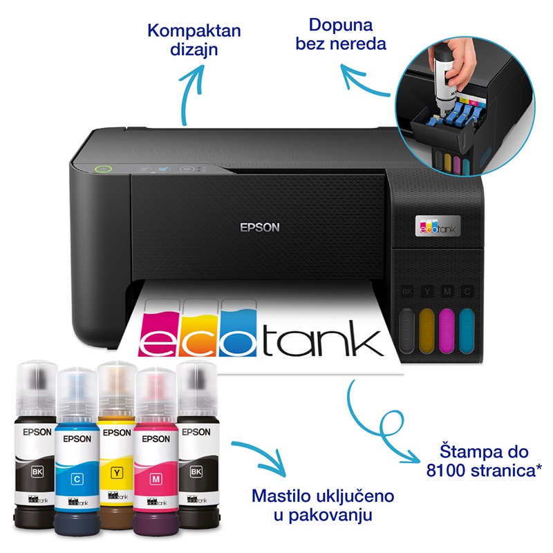Epson EcoTank MFP L3230 Color A4 štampač