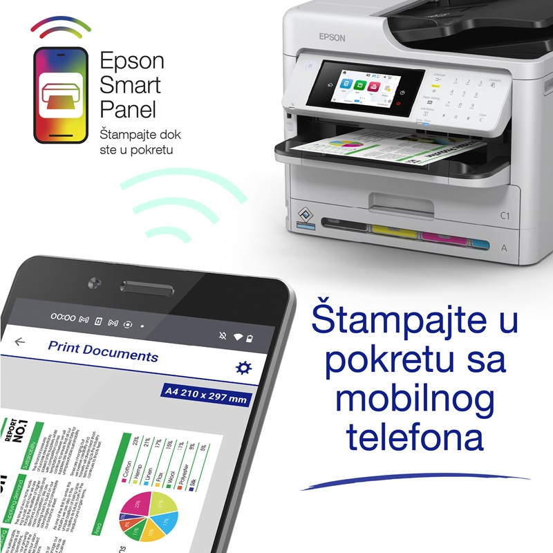 Epson WorkForce  Pro WF-C5890DWF A4 MFP štampač